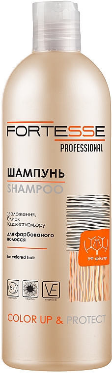 Szampon Fortesse Trwałość koloru - Fortesse Professional Color Up & Protect Shampoo — Zdjęcie N1