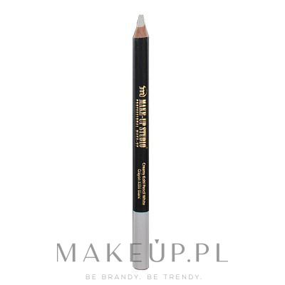 Miękka kredka do oczu - Make-Up Studio Pencil Creamy Kohl — Zdjęcie White