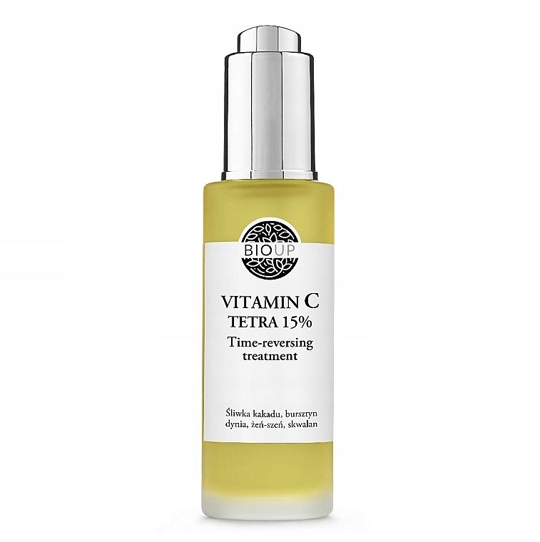 Serum z witaminą C 15% - Bioup Vitamin C Tetra 15% Time-Reversing Treatment — Zdjęcie N1