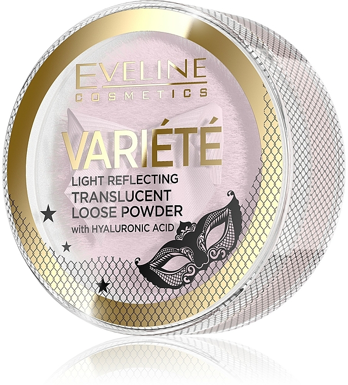 Transparentny puder sypki - Eveline Cosmetics Variété