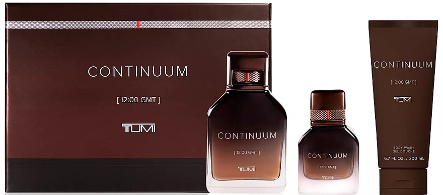 Tumi Continuum - Zestaw (edp/100ml + edp/30ml + sh/gel/200ml) — Zdjęcie N1