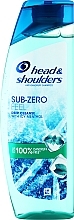 Kup Szampon przeciwłupieżowy - Head & Shoulders Sub Zero Feel Deep Clean Ice Menthol Dandruff Shampoo