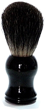 Kup PRZECENA! Pędzel do golenia z włosiem z borsuka, plastikowy, czarny - Rainer Dittmar Pfeilring *