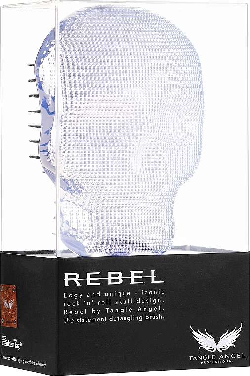 Szczotka do włosów - Tangle Angel Rebel Brush White Chrome — Zdjęcie N2