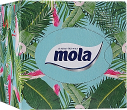 Serwetki trójwarstwowe, w pudełku w liście - Mola Tissue — Zdjęcie N1
