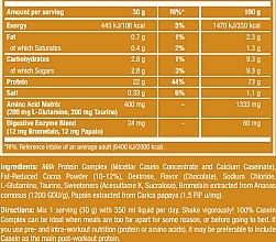 Kompleks belgijskiej czekolady z kazeiną - Scitec Nutrition 100% Casein Complex Belgian Chocolate — Zdjęcie N3