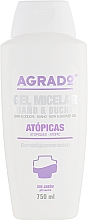 Kup Micelarny żel pod prysznic do skóry skłonnej do alergii - Agrado Bath and Shower Micellar Gel