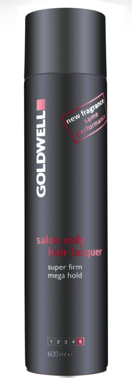 Bardzo mocny lakier do włosów - Goldwell Salon Only Lacquer Black Super Firm 
