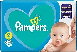 Pampers Active Baby 2 pieluchy (4-8 kg), 43 szt. - Pampers — Zdjęcie N1