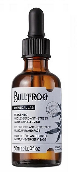 Olejek do pielęgnacji włosów i skóry - Bullfrog Lightweight Anti-Stress Oil — Zdjęcie N1