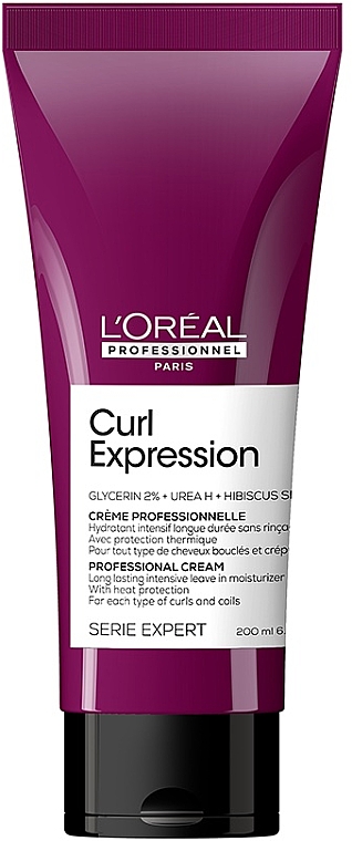 Intensywnie nawilżający krem do włosów kręconych - L'Oreal Professionnel Serie Expert Curl Expression Long Lasting​ Intensive Moisturizer​ — Zdjęcie N1