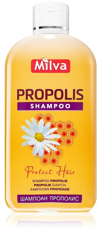 Ochronny szampon do włosów z propolisem - Milva Propolis Shampoo with Natural Propolis Extract — Zdjęcie N1