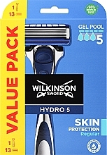 Maszynka do golenia dla mężczyzn 13 wymiennych ostrzy - Wilkinson Sword Hydro 5 Skin Protection Regular — Zdjęcie N1