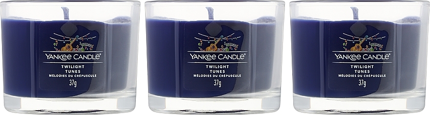 Zestaw - Yankee Candle Twilight Tunes (candle/3x37g) — Zdjęcie N2