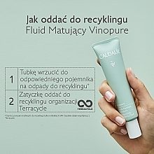 Matujący fluid do twarzy - Caudalie Vinopure Skin Perfecting Mattifying Fluid — Zdjęcie N13