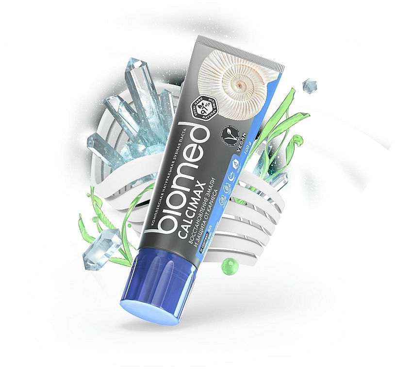 Wzmacniająca pasta do zębów - Biomed Calcimax — Zdjęcie N5