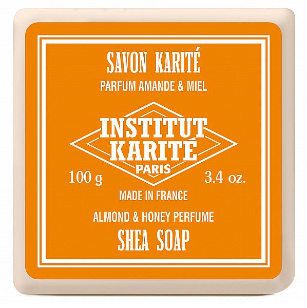 Zestaw - Institut Karite Shea Soap Trio Lemon Verbena, Almond & Honey and Lavender (soap/100g + soap/100g + soap/100g) — Zdjęcie N3