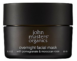 Kup Maseczka do twarzy na noc z granatem i różą marokańską - John Masters Organics Overnight Facial Mask With Pomegranate & Moroccan Rose
