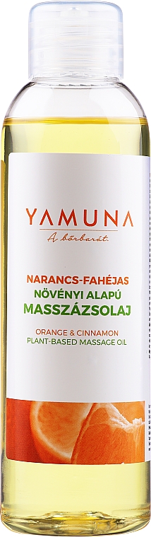 Olejek do masażu Pomarańcza i cynamon - Yamuna Orange-Cinnamon Plant Based Massage Oil — Zdjęcie N1