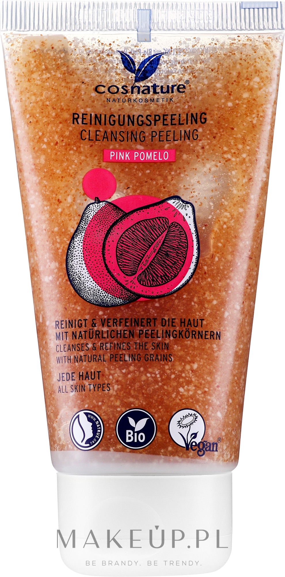 Oczyszczający peeling do twarzy Różowe pomelo - Cosnature Pink Pomelo Cleansing Peeling — Zdjęcie 75 ml