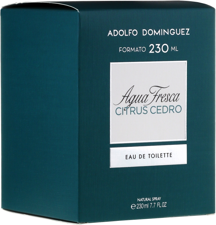 Adolfo Dominguez Agua Fresca Citrus Cedro - Woda toaletowa — Zdjęcie N3