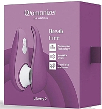 Stymulator łechtaczki - Womanizer Liberty 2 Break Free Purple — Zdjęcie N2
