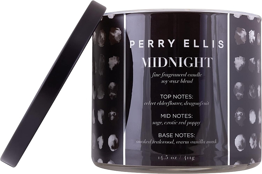 Świeca zapachowa - Perry Ellis Midnight Fine Fragrance Candle — Zdjęcie N2