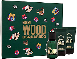 Kup Dsquared2 Green Wood Pour Homme - Zestaw (edt/50ml + sh/gel/50ml + ash/balm/50ml)