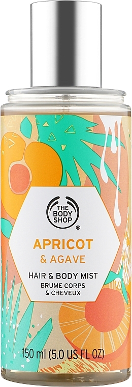 Mgiełka do włosów i ciała Morela i agawa - The Body Shop Apricot & Agave Hair & Body Mist — Zdjęcie N1
