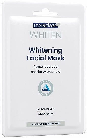 Wybielająca maska do twarzy - Novaclear Whiten Whitening Face Mask — Zdjęcie N1