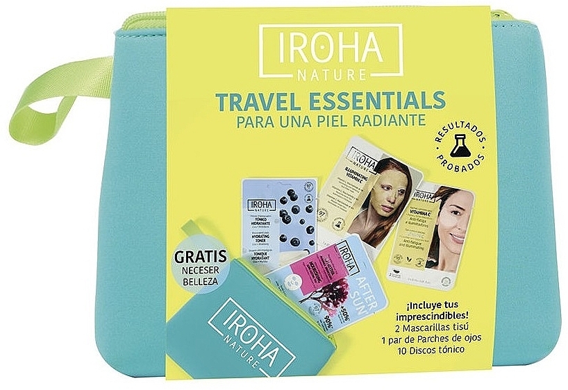 Zestaw, 5 produktów - Iroha Nature Travel Essentials Case — Zdjęcie N1