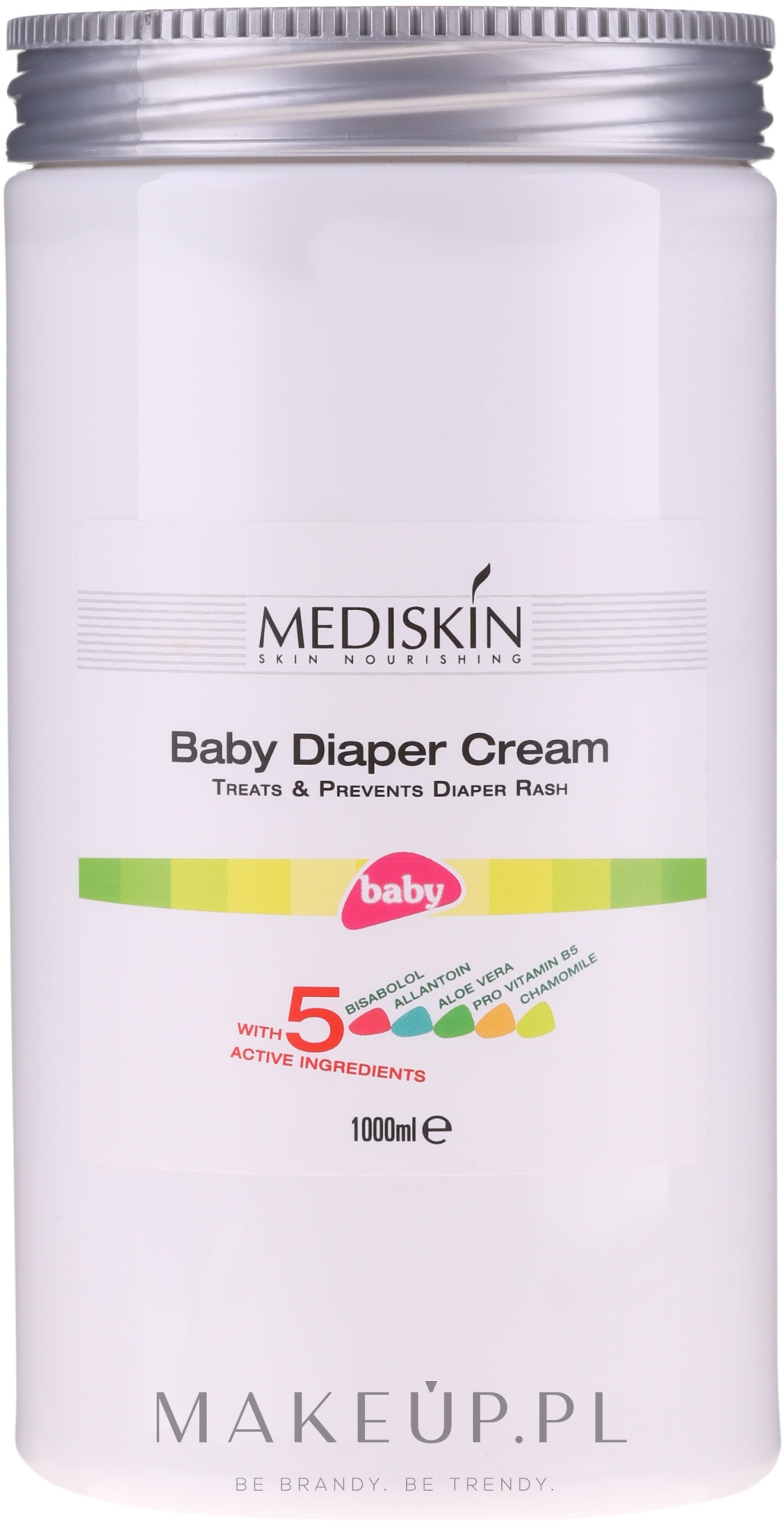 Pieluszkowy krem dla niemowląt - Mediskin Baby Diaper Cream — Zdjęcie 1000 ml