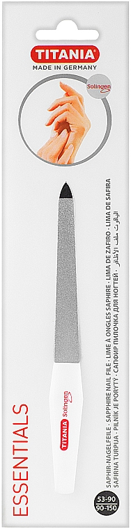 Pilnik do paznokci z szafirową powłoką rozmiar 6 - Titania Soligen Saphire Nail File