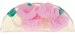 PRZECENA! Naturalne mydło glicerynowe Róże, różowe - Bulgarian Rose Glycerin Soap Rose Fantasy * — Zdjęcie N1