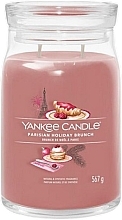 Świeca zapachowa w słoiku Parisian Holiday Brunch, 2 knoty - Yankee Candle Singnature  — Zdjęcie N2