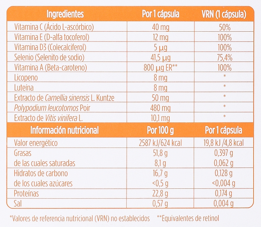 Suplement diety - Isdin SunIsdin 30 Capsules VitAox Ultra — Zdjęcie N3