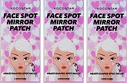 Kup Plasterki punktowe do twarzy na trądzik i stany zapalne Serduszka - Kocostar Face Spot Mirror Patch