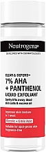 Peeling do twarzy - Neutrogena Clear & Defend+ 7% Aha+Panthenol Liquid Exfoliant — Zdjęcie N1