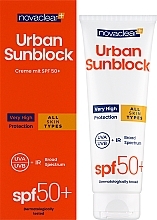PRZECENA! Krem ochronny przeciw promieniom UV do wszystkich rodzajów skóry - Novaclear Urban Sunblock Protective Cream SPF50+ * — Zdjęcie N2
