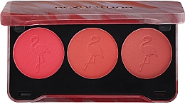 Kup Paleta różów do policzków - Makeup Revolution Flamingo Mini Trio Blush Palette Oh My Blush