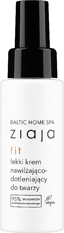 Lekki krem nawilżająco-dotleniający do twarzy - Ziaja Baltic Home Spa