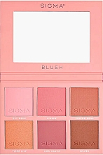 Paleta różów do policzków - Sigma Beauty Blush Cheek Palette — Zdjęcie N2