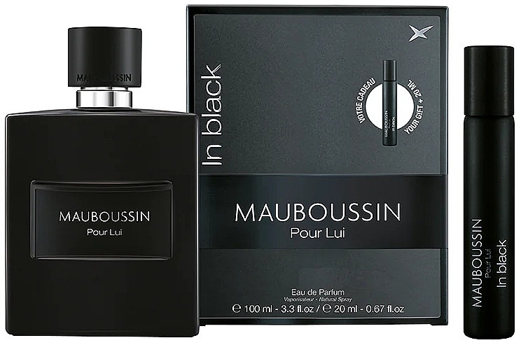 Mauboussin Pour Lui in Black - Zestaw (edp/100ml + edp/20ml) — Zdjęcie N1