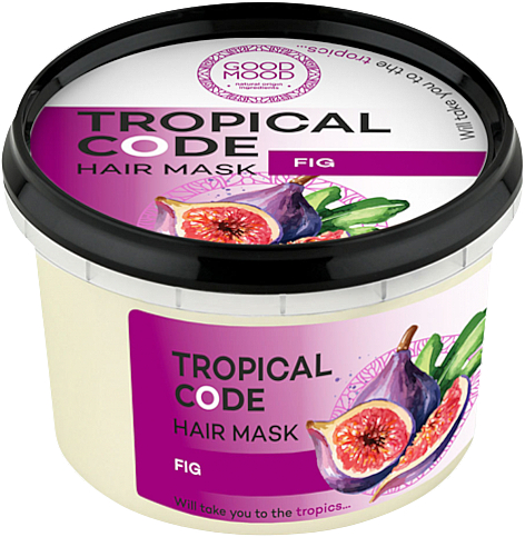 Maska do włosów z figą - Good Mood Tropical Code Hair Mask Fig — Zdjęcie N1