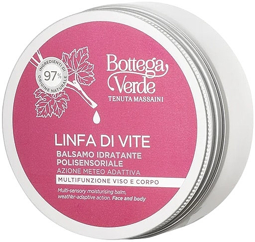 Nawilżający balsam do twarzy i ciała - Bottega Verde Linfa Di Vite Face&Body Super Moisturising Balm — Zdjęcie N1