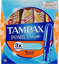 Kup Tampony z aplikatorem, 16 szt. - Tampax Compak Pearl Super Plus
