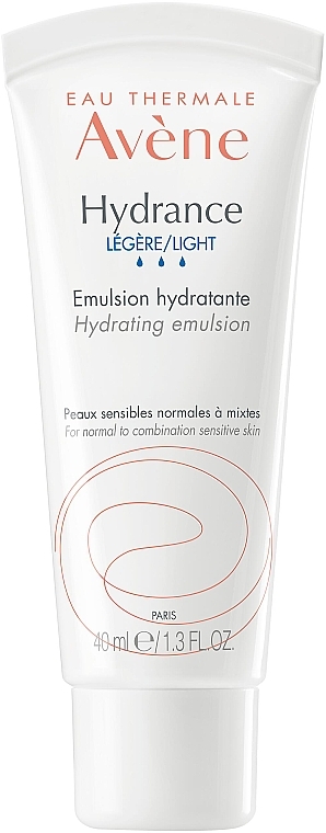 Lekka emulsja nawilżająca do twarzy - Avène Hydrance Hydrating Emulsion — Zdjęcie N1