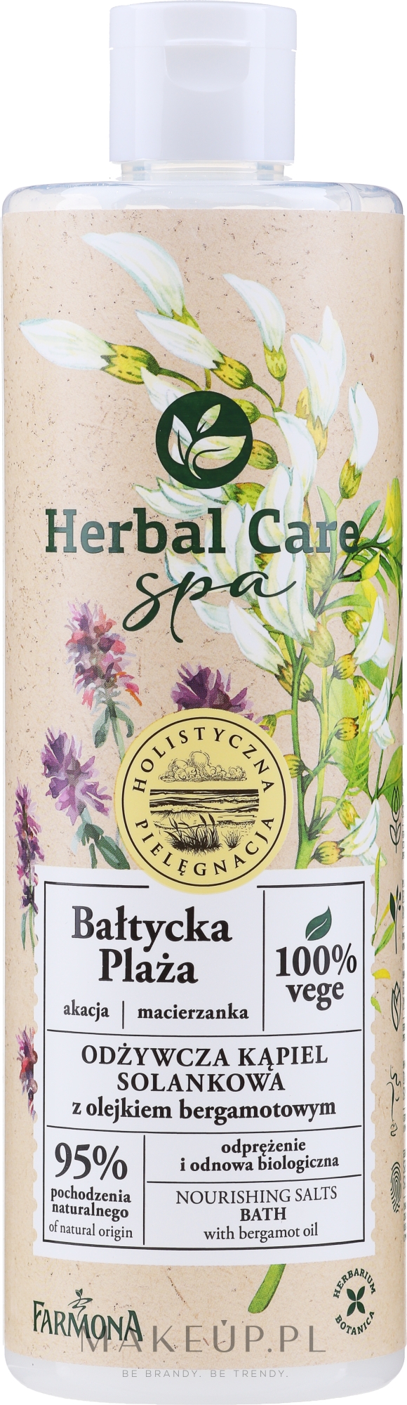 Płyn do kąpieli z olejkiem bergamotowym - Farmona Herbal Care SPA — Zdjęcie 400 ml