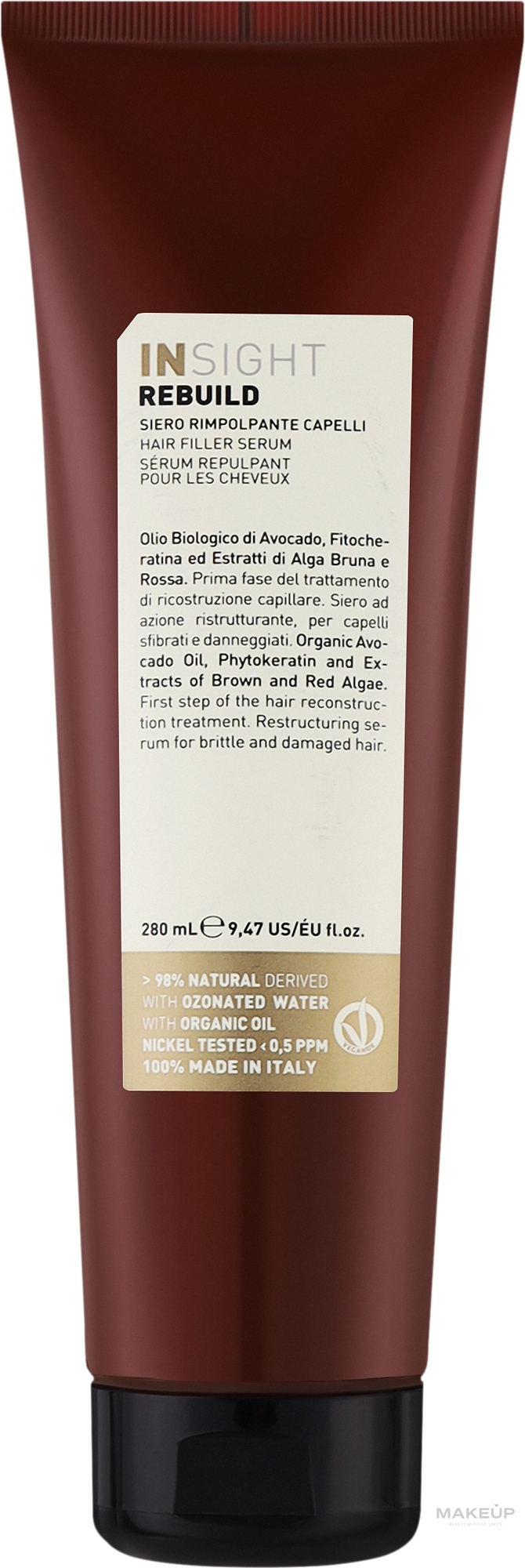 Serum-wypełniacz do włosów - Insight Rebuild Hair Filler Serum — Zdjęcie 280 ml