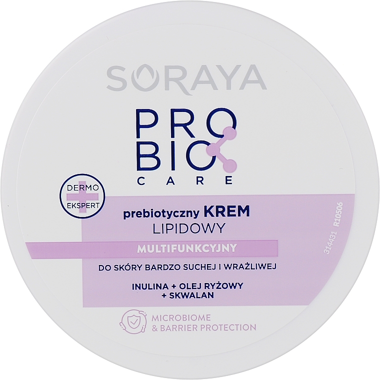 Prebiotyczny krem ​​lipidowy do cery suchej i wrażliwej - Soraya Probio Care Lipid Cream — Zdjęcie N1